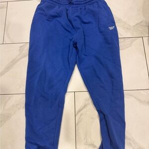 Reebok  Blue Jogger Sweatpants with Elastic Waist